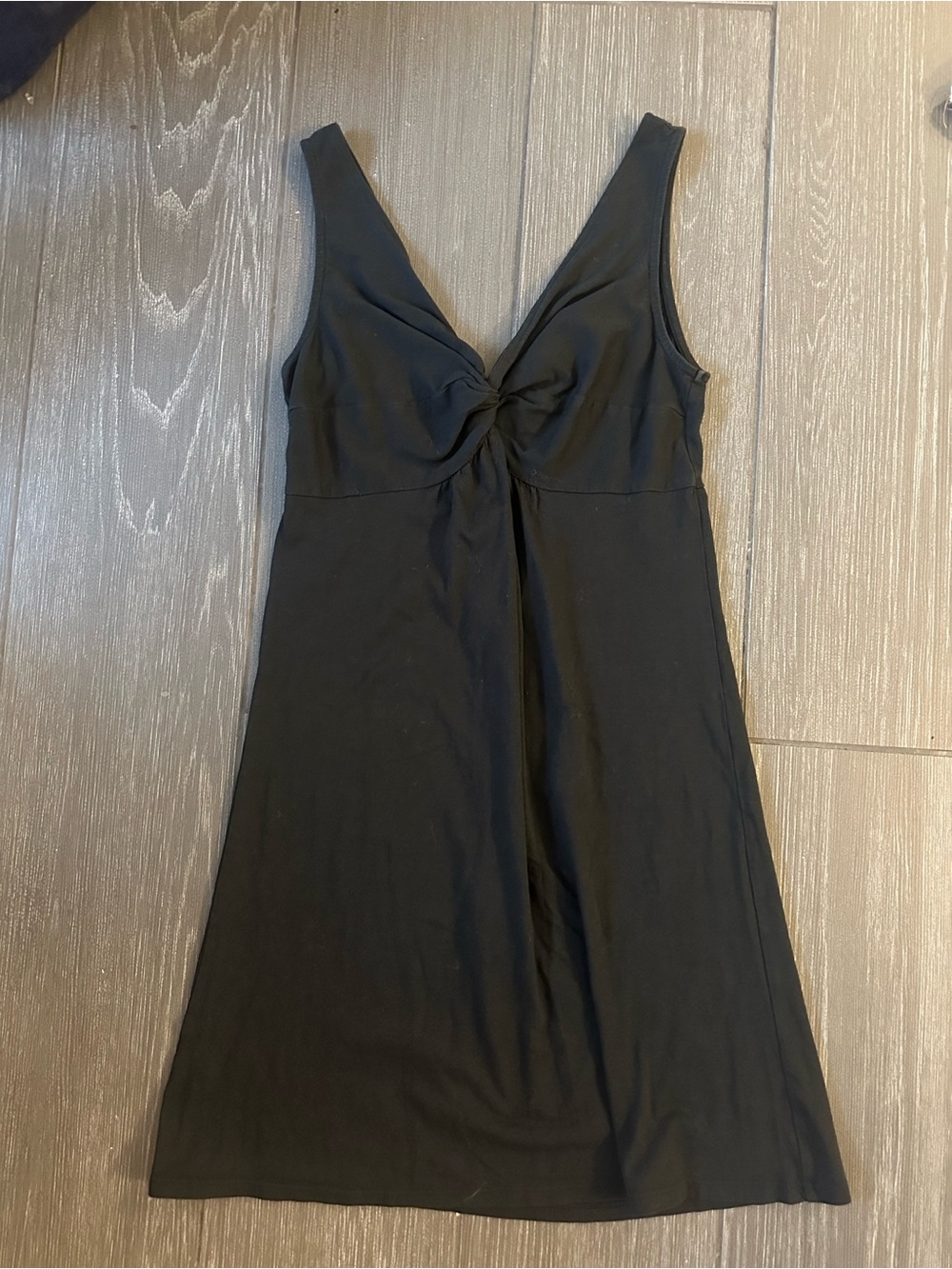 Black Twist Mini Dress
